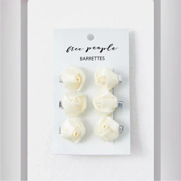 Free people Rosemary’s Rose clips Free People | Accessories | Free People Rosemarys Rose Clips  main image 2